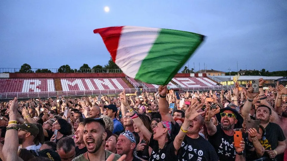 Rimini; 01/06/2023: Comune RN, Ufficio Stampa, concerto Vasco Rossi allo stadio Romeo Neri