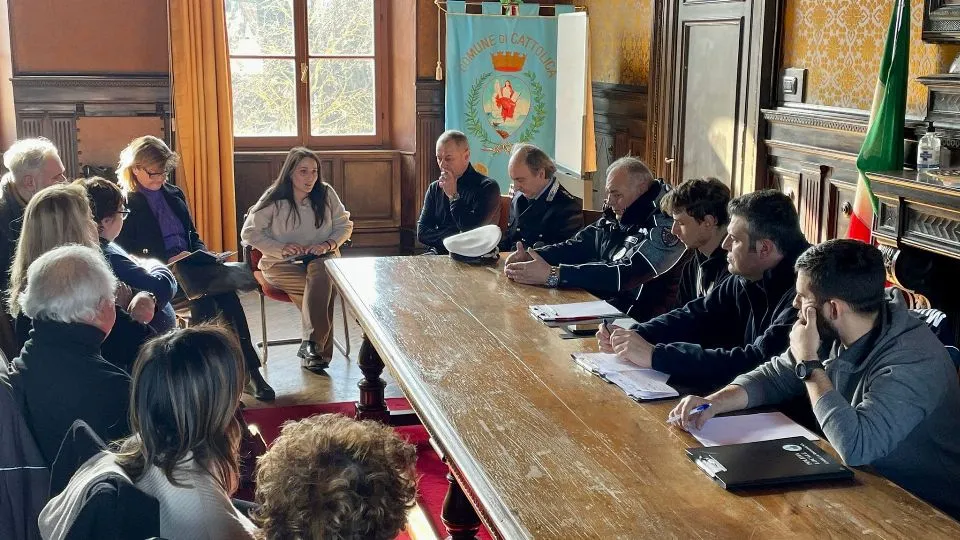 l’incontro tra i Vigili e i rappresentanti dei comitati cittadini
