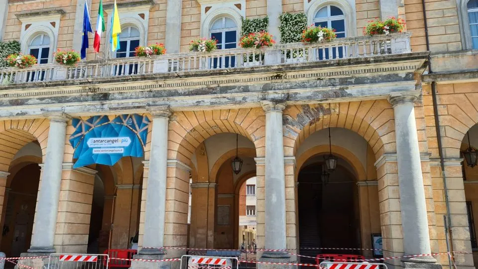 il municipio di Santarcangelo