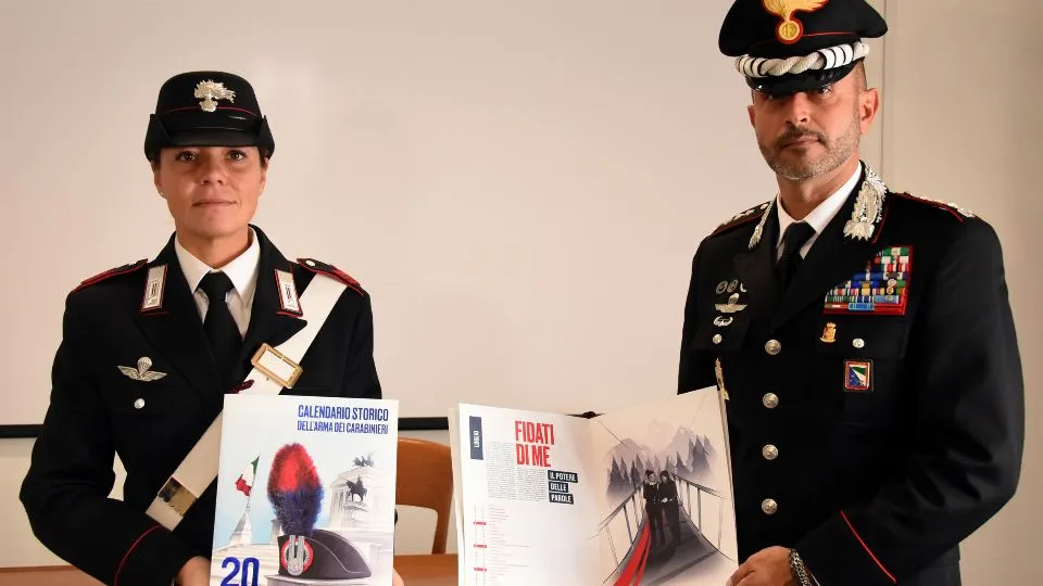 a destra il comandante provinciale Ruggero Rugge (foto Migliorini)
