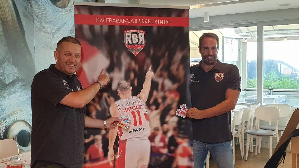 Davide Turci, DS di RBR, e Simone Campanati, responsabile Comunicazione e Marketing RBR