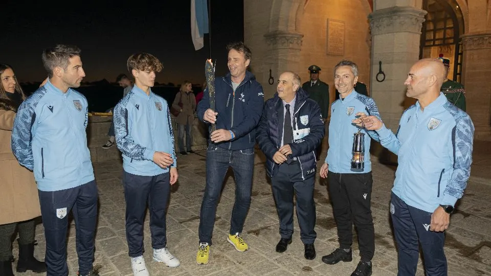 Accensione fiaccola XVI Festival Olimpico Invernale della Gioventù Europea (©FPF/Filippo Pruccoli)