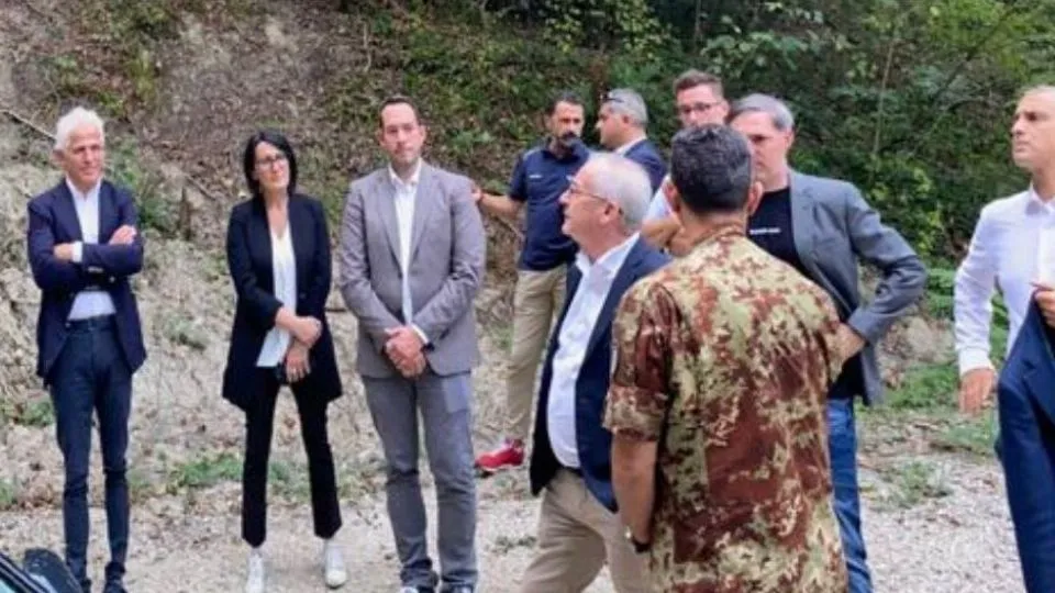 il sopralluogo del generale Figliuolo