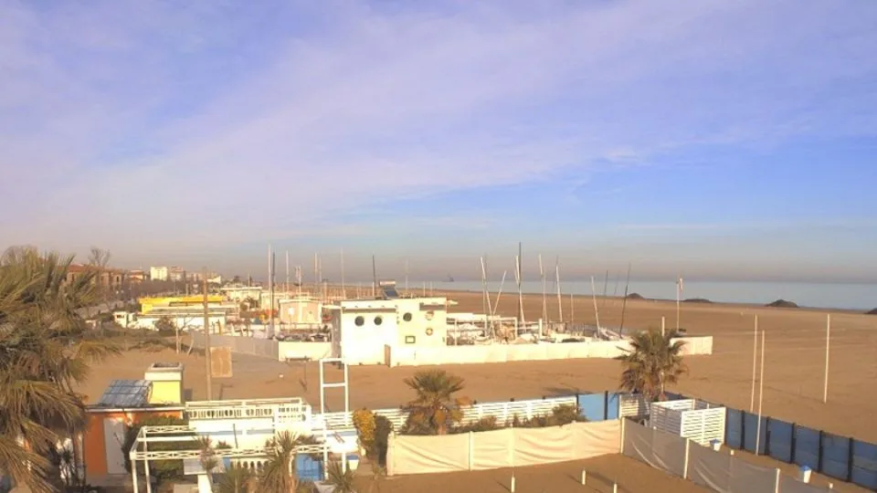 dalla webcam Bagno 99 Rimini