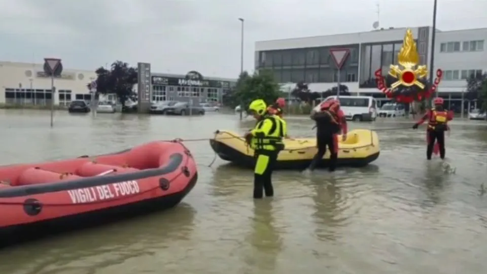 i Vigili del Fuoco nel ravennate