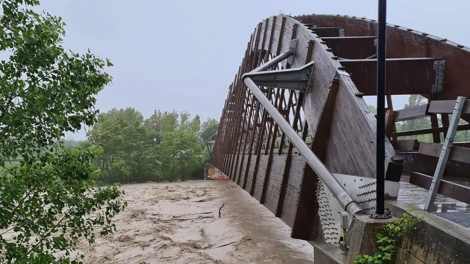 Il fiume Marecchia a Rimini