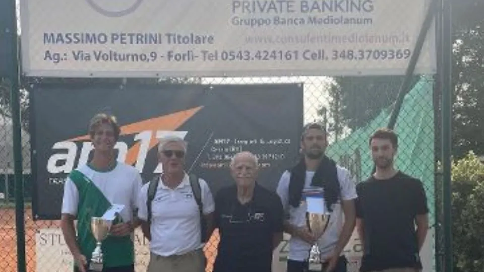 La premiazione del torneo Open del Circolo Tennis Cervia
