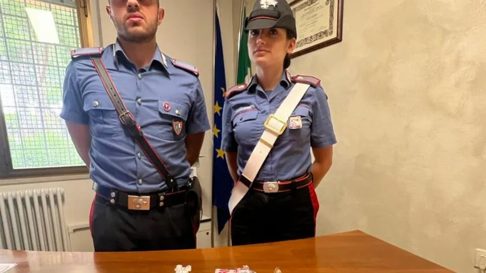 il materiale sequestrato