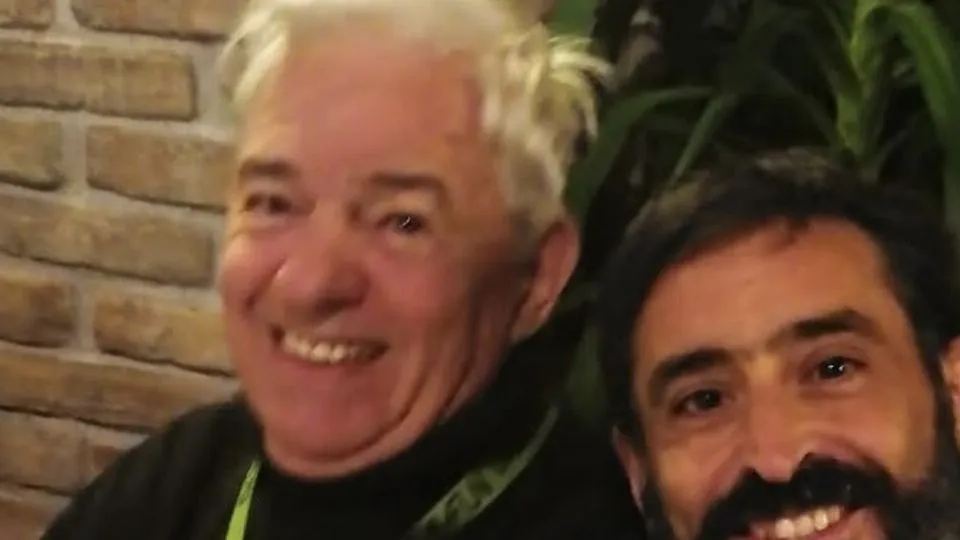Enrico Bruschi e il presidente FCS Giorgio Guerra