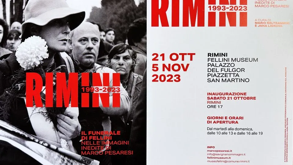 la mostra al Fellini Museum
