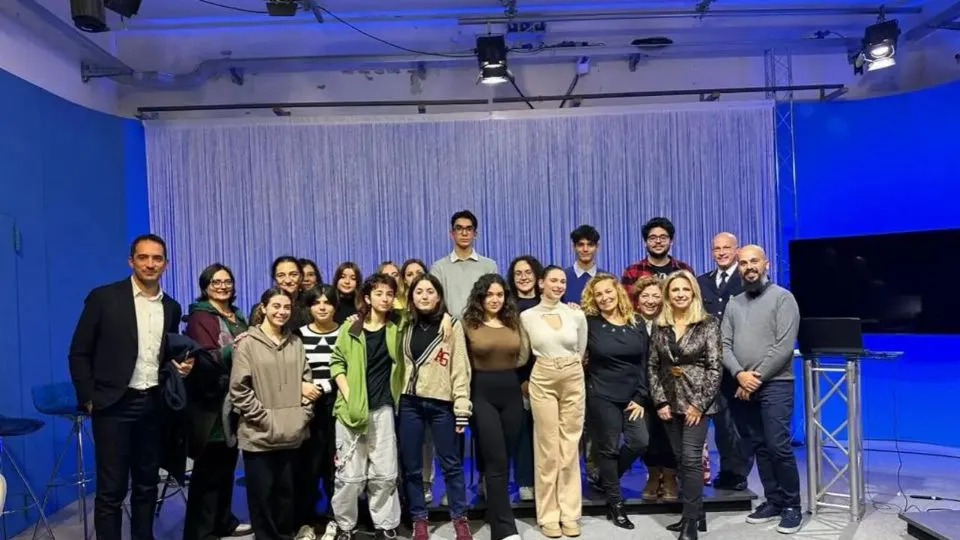 il gruppo partecipante alla diretta