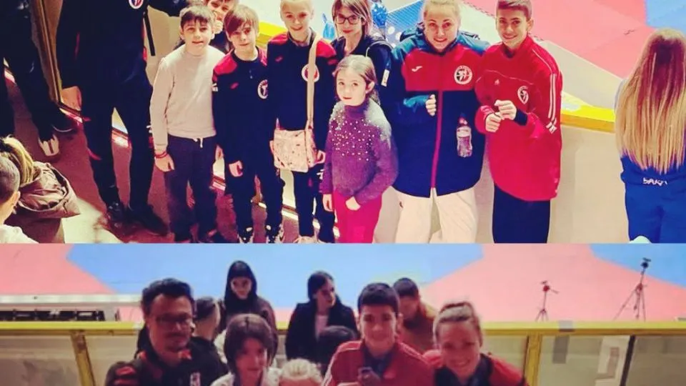 La squadra del Taekwondo Olimpic Cattolica e Riccione