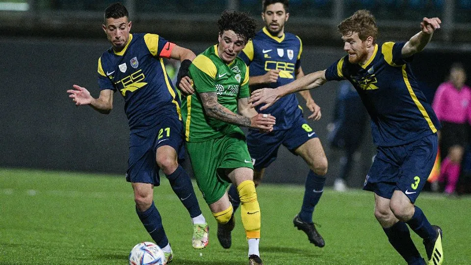 Armando Amati in azione contro la SS Cosmos (@FSGC)