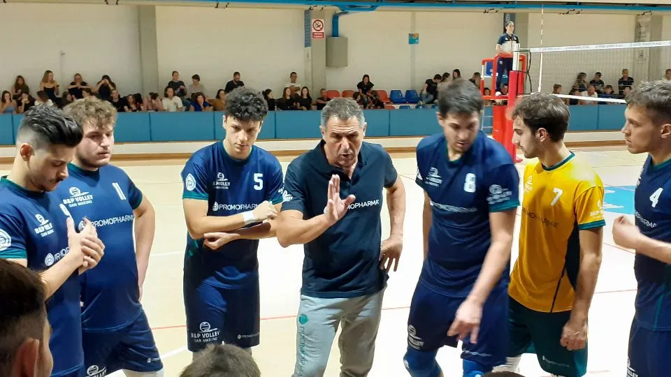 Marco Ricci durante un time out