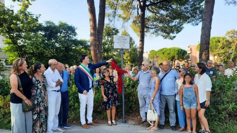 la scopertura della targa