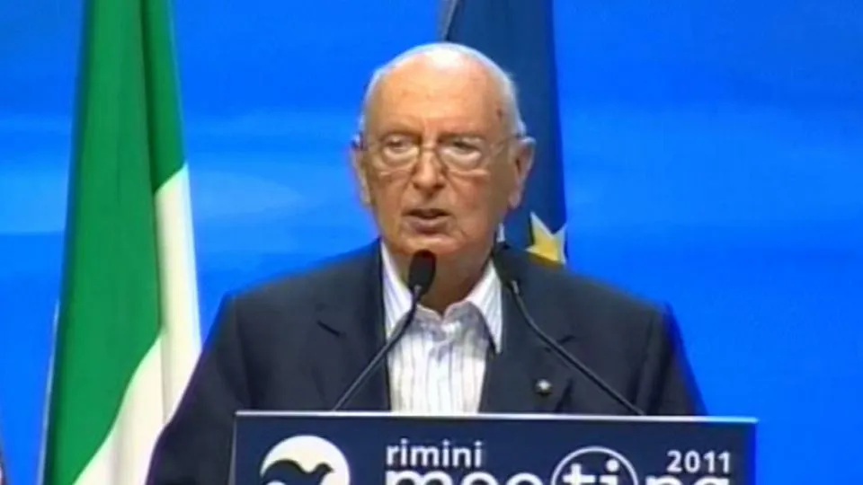 Giorgio Napolitano al Meeting 2011