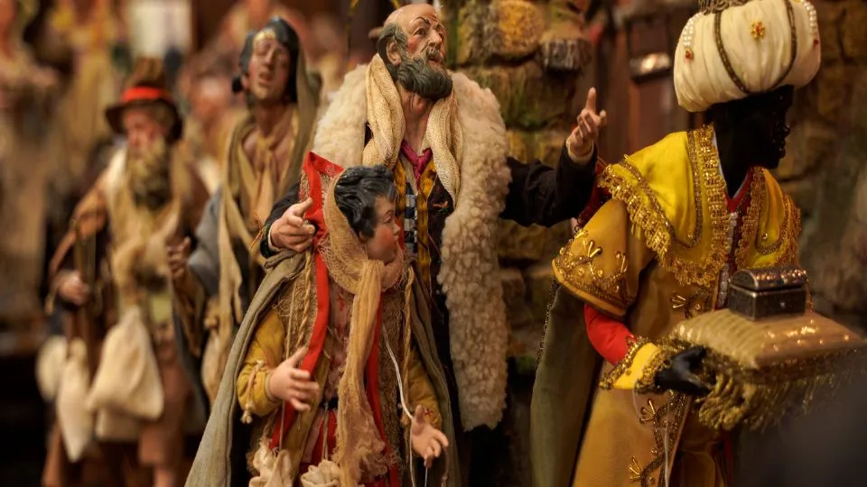 Un presepe classico napoletano
