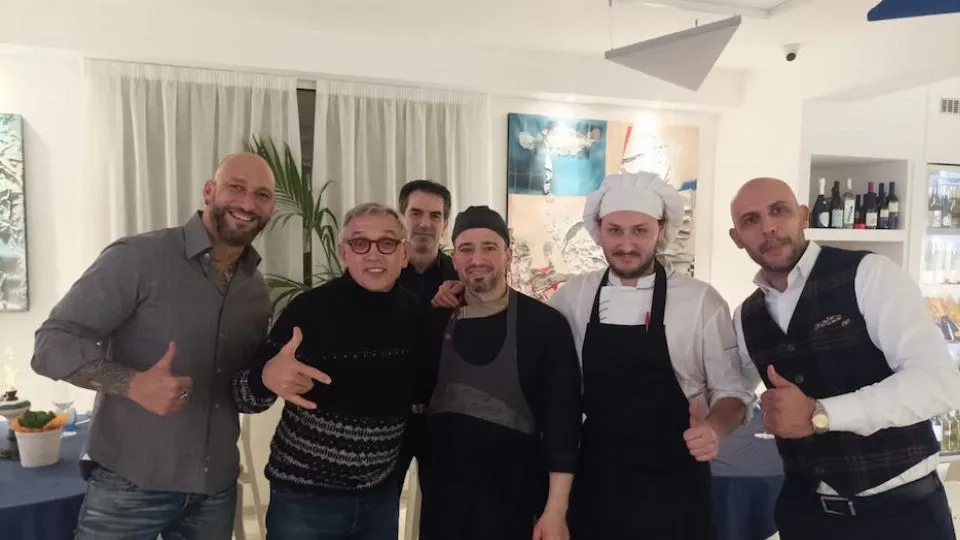 Bruno Barbieri al ristorante Bell’Aria