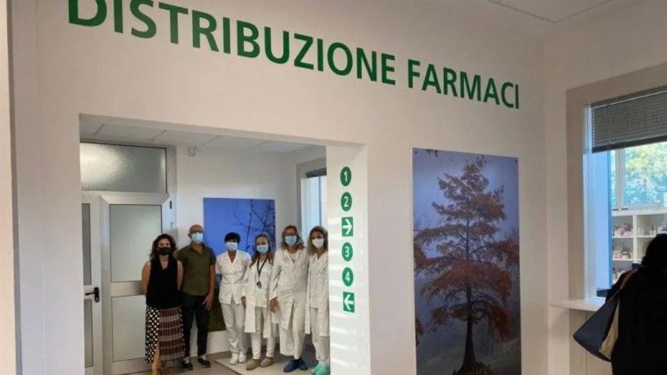 la farmacia dell’ospedale 
