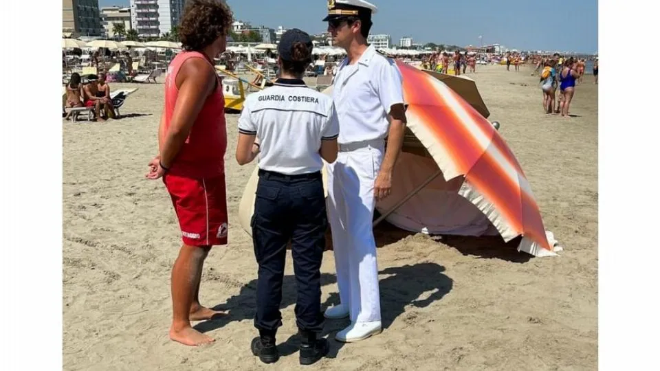 decesso in spiaggia a riccione