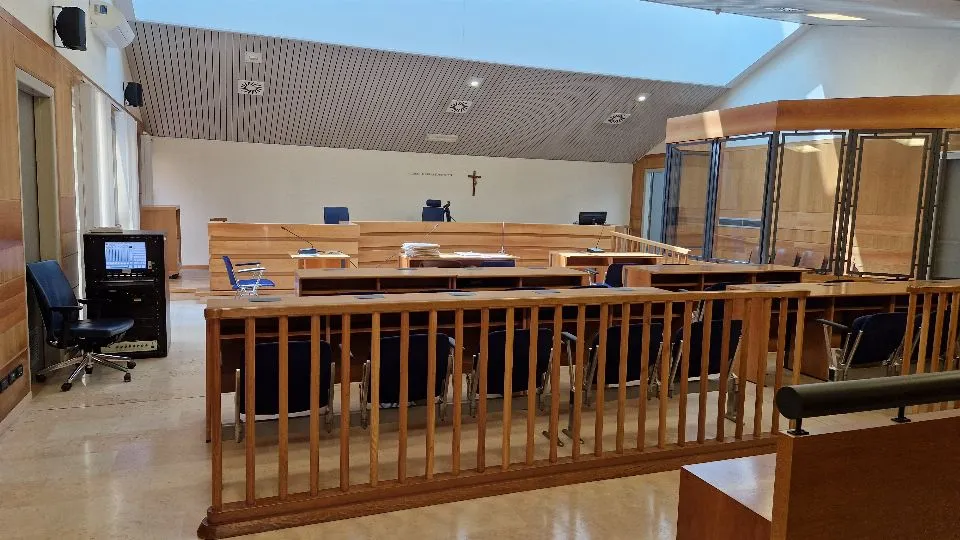 l’aula del tribunale di Rimini