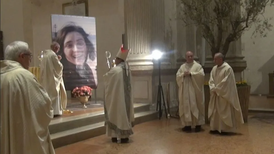 un momento della celebrazione.
