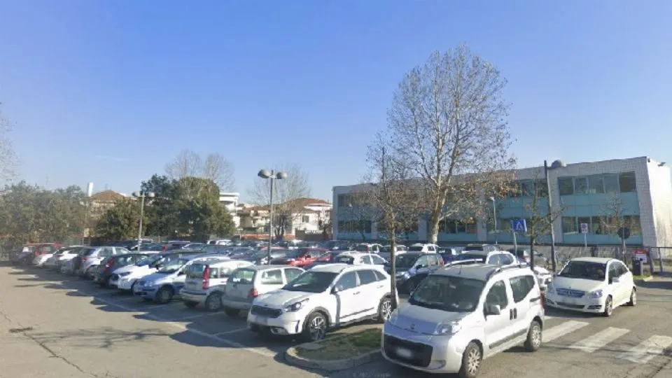 il parcheggio di via Morri
