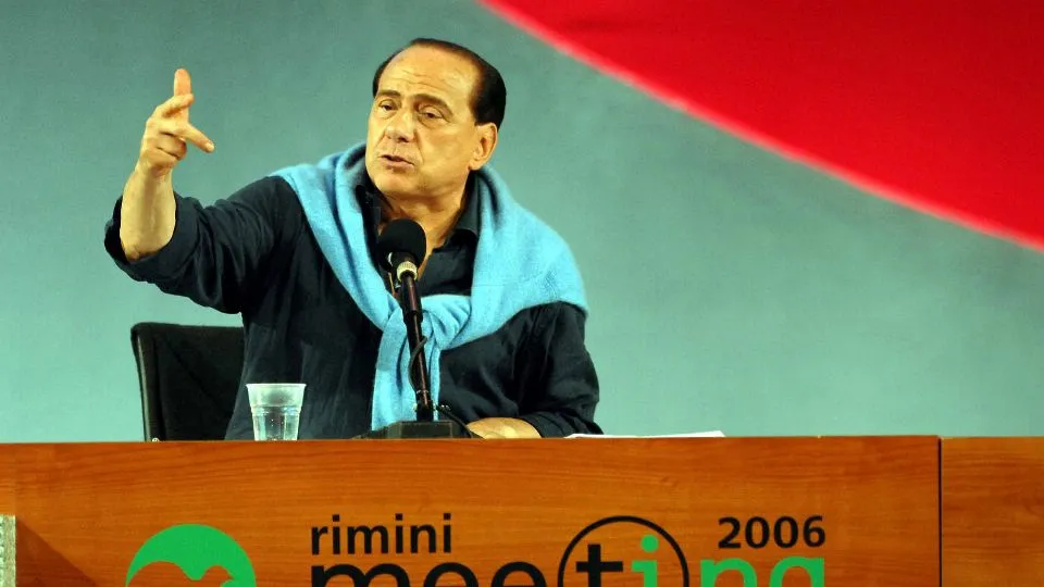 Berlusconi al Meeting 2006 (dall’Archivio Gambalunga)