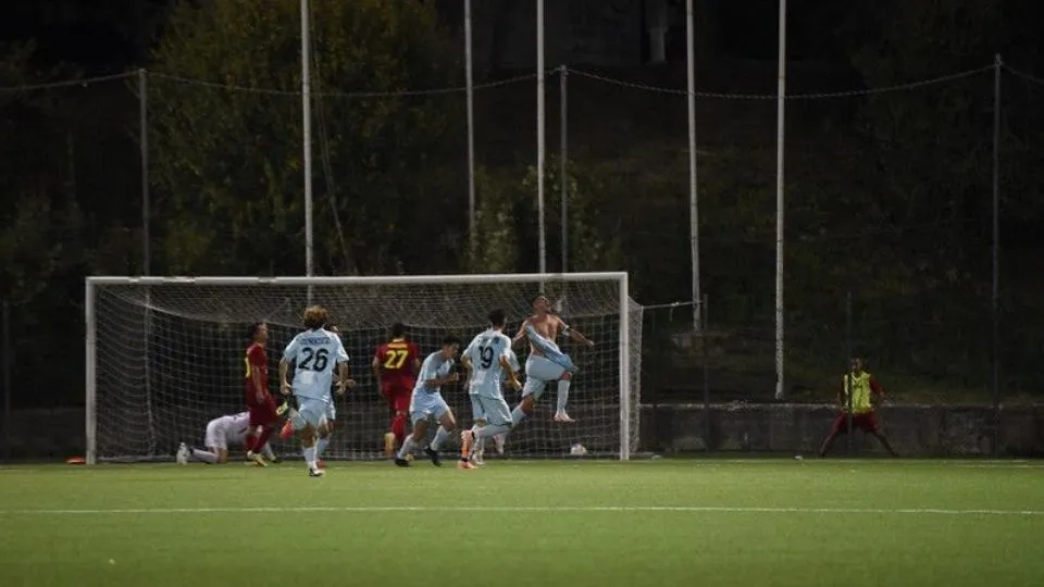 L’esultanza dopo il gol partita di Ura (@FSGC)