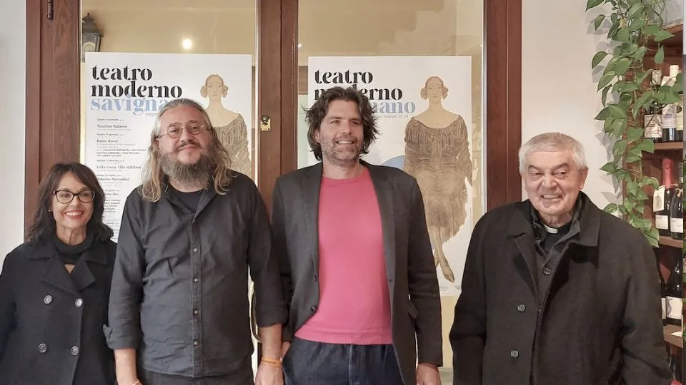 la presentazione della stagione del Teatro Moderno