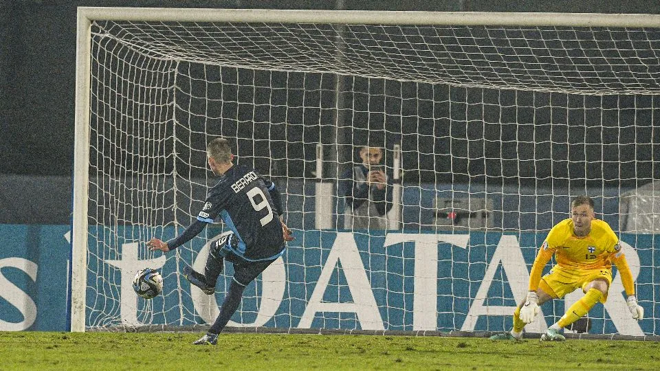 Il gol su rigore di Berardi 
(Ph©FPF/Filippo Pruccoli)
