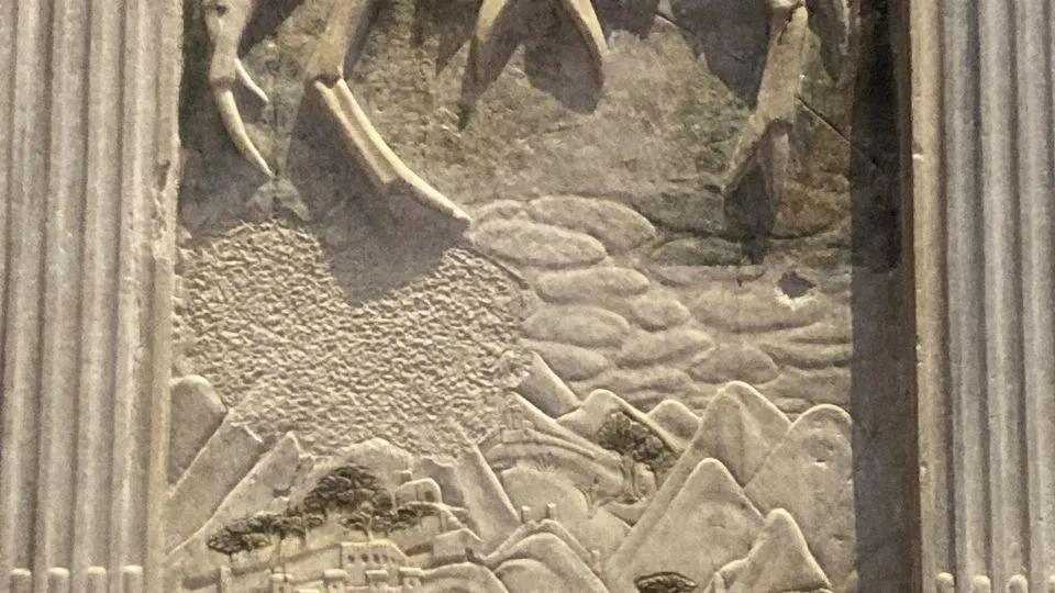 dettaglio della cappella dei pianeti nel tempio malatestiano