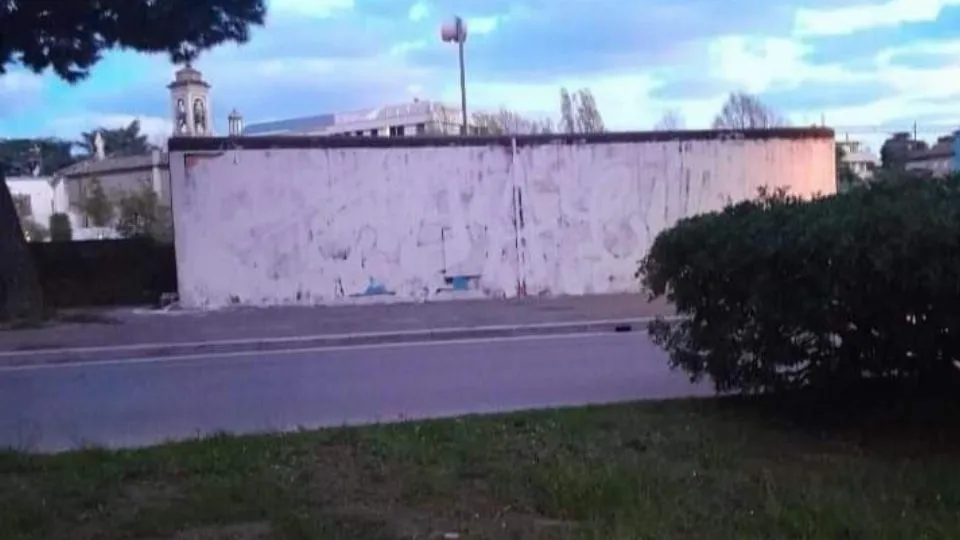 il murales cancellato
