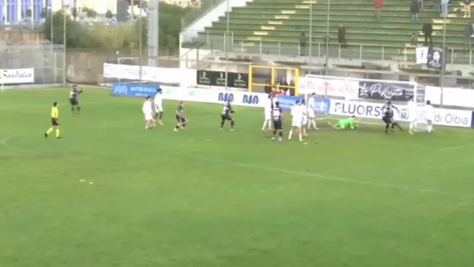 Il pareggio di Santini al 41′ st