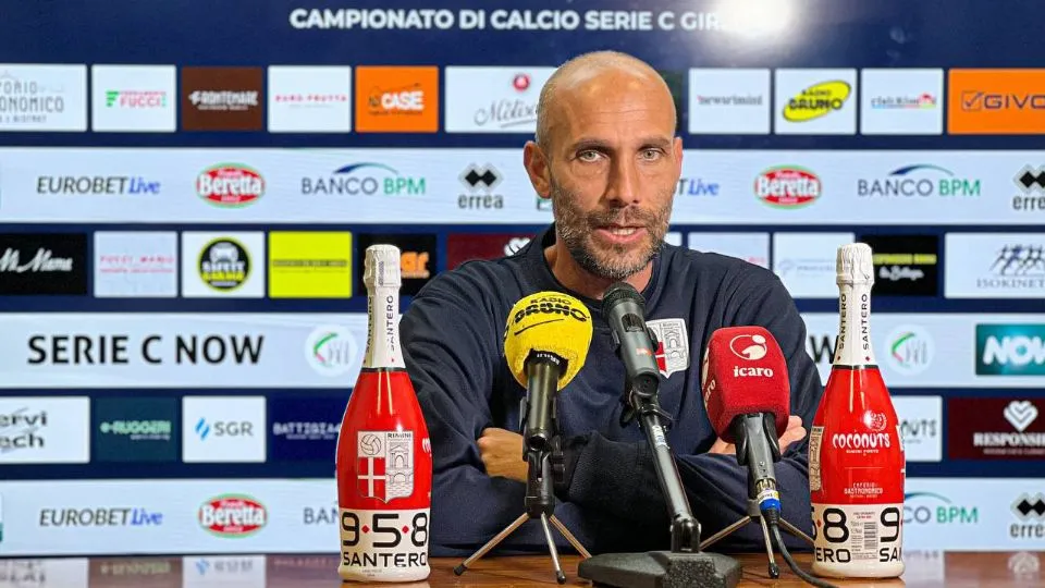 L’allenatore del Rimini F.C., Emanuele Troise