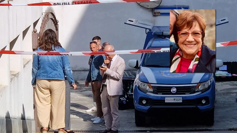 gli investigatori insieme al pm Paci e nel riquadro la vittima