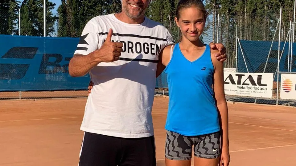 Crystal Aratari insieme a Giorgio Galimberti