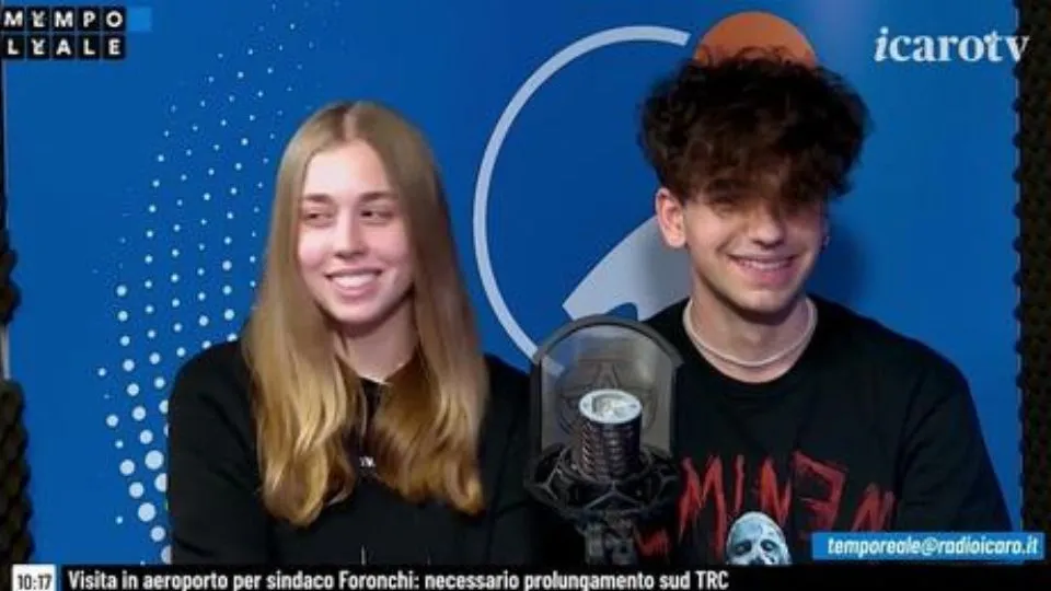 Marianna e Luca, studenti scuola Maestre Pie
