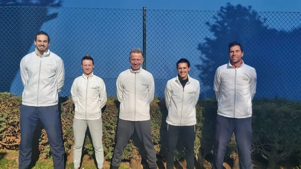 Lo staff tecnico del Ct Cicconetti