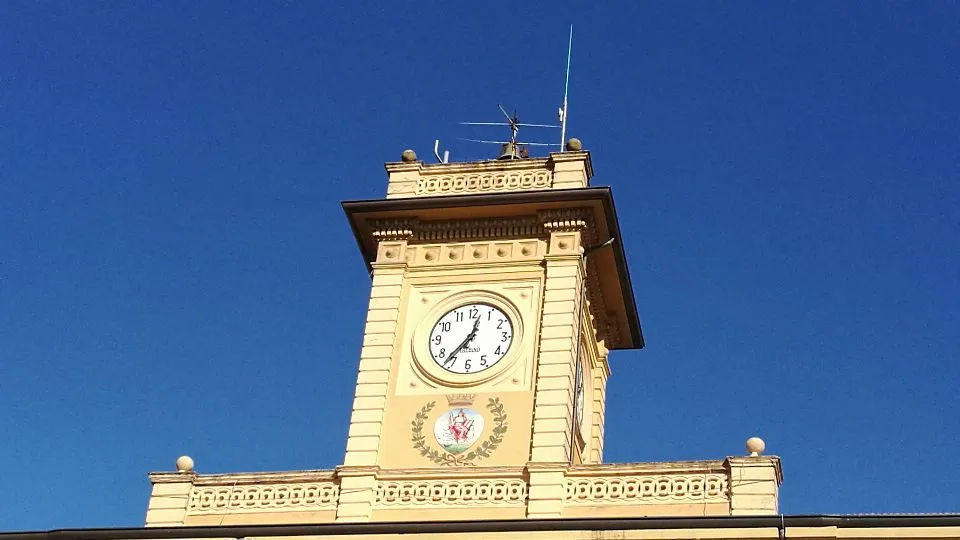 l’orologio di Palazzo Mancini