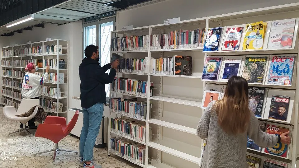 la biblioteca Gambalunga