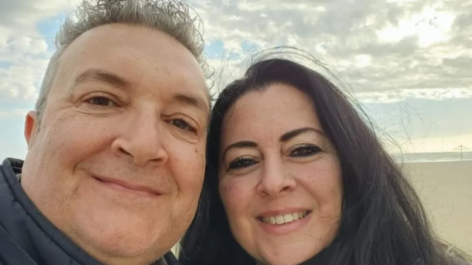 Giuliano Saponi con la moglie Manuela Bianchi

