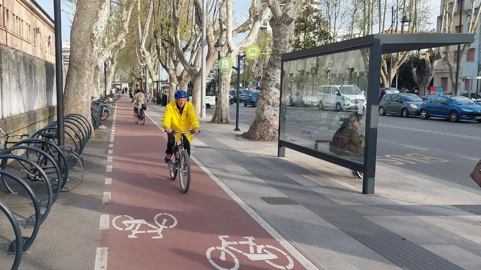 il piazzale già riqualificato nell’area sud