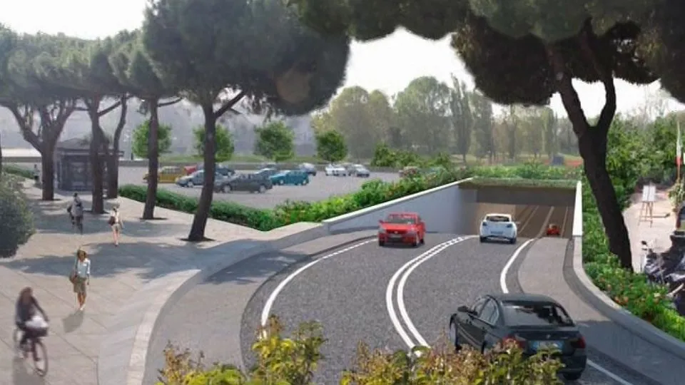 come sarebbe stato il tunnel per bypassare il ponte