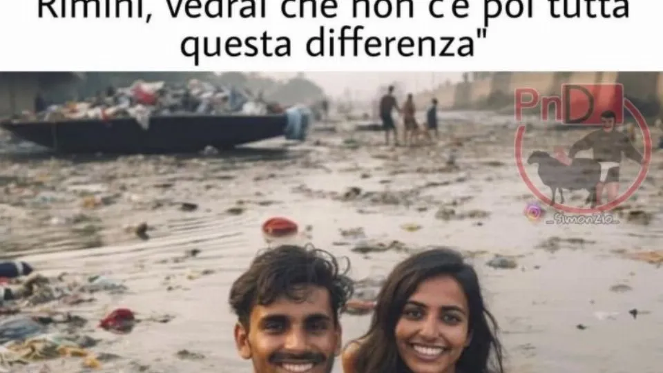 una delle foto incriminate