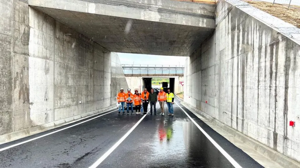 il sottopasso di via Grotta riaperto