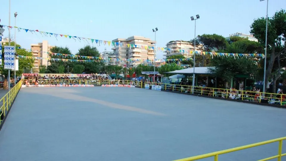la pista di viale Milano a Riccione