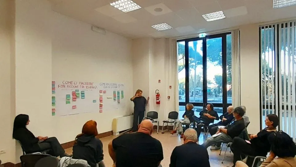 un momento degli incontri