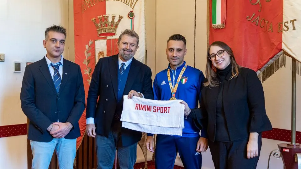 Nella foto: Vito Minnini, l’assessore Maresi, Manuel Cunti e la presidente del consiglio Corazzi