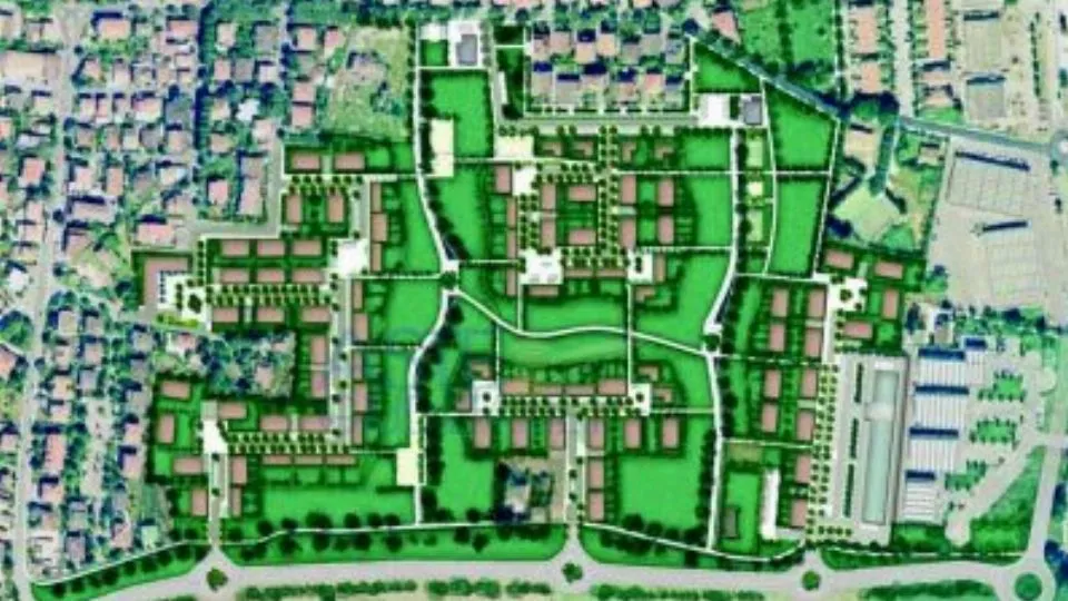 un rendering del l’area compartone
